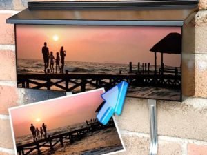 create your personalized townhouse mailbox cover