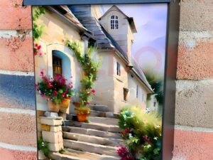 Beautiful Rustic Villa Colonial Mailbox Cover