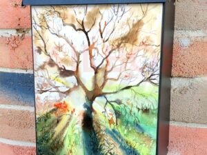 Colors of the Autumn #6 Colonial Mailbox Cover