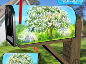 Four Seasons Tree - Spring Decorative Rural Farm Mailbox Cover