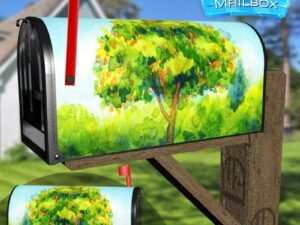 Four Seasons Tree - Summer Decorative Rural Farm Mailbox Cover