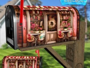 Cozy Italian Bakery Decorative Rural Farm Mailbox Cover