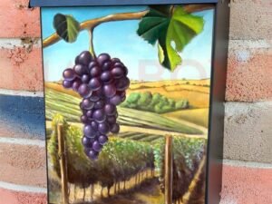 Vineyard in the Summer Colonial Mailbox Cover