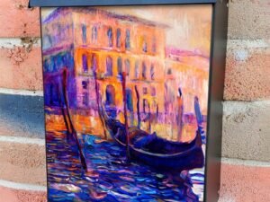 Beautiful Sunset in Venice Colonial Mailbox Cover