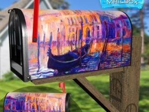 Beautiful Sunset in Venice Decorative Rural Farm Mailbox Cover