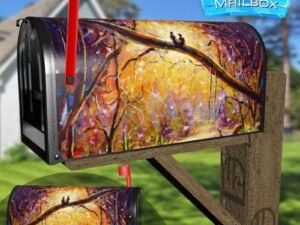 Couple in the Magical Forest Decorative Rural Farm Mailbox Cover