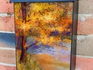 End of September Colonial Mailbox Cover