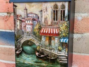 Street of Venice, Italy Colonial Mailbox Cover
