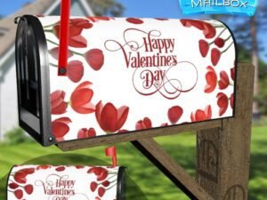 Valentine's Day Tulips Decorative Rural Farm Mailbox Cover