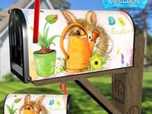 Adorable Easter Bunny #3 Decorative Rural Farm Mailbox Cover