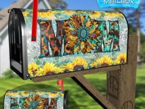 Sunflower Mother's Day Design #2 Decorative Rural Farm Mailbox Cover