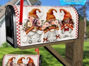 Summer with my Gnomies Decorative Rural Farm Mailbox Cover