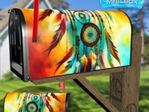 Vibrant Dreamcatcher Decorative Rural Farm Mailbox Cover