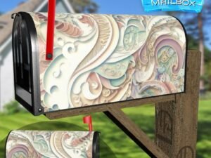 Elegant Paisley Design #2 Decorative Rural Farm Mailbox Cover