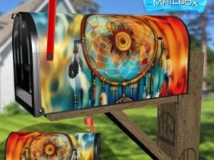 Colorful Dreamcatcher #3 Decorative Rural Farm Mailbox Cover