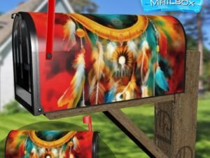 Colorful Dreamcatcher #5 Decorative Rural Farm Mailbox Cover