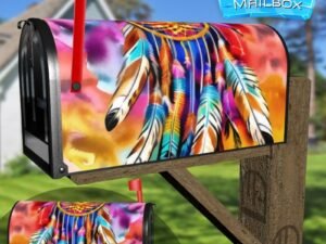 Colorful Dreamcatcher #6 Decorative Rural Farm Mailbox Cover