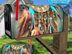 Colorful Dreamcatcher #7 Decorative Rural Farm Mailbox Cover