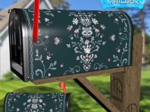 Raccoon Folklore Design Decorative Rural Farm Mailbox Cover