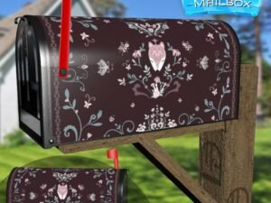 Fox Folklore Design Decorative Rural Farm Mailbox Cover