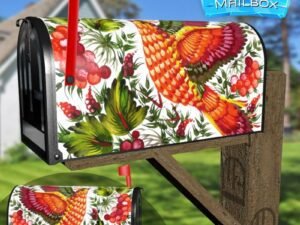 Russian Folk Bird Decorative Rural Farm Mailbox Cover