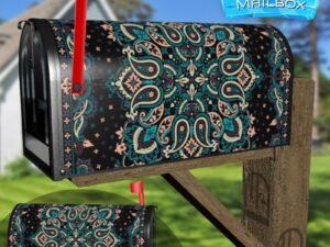 Traditional Polish Pattern Decorative Rural Farm Mailbox Cover