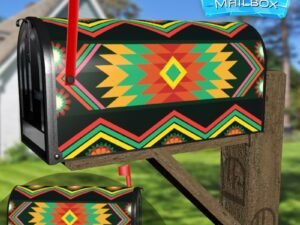 Traditional Ethnic Pattern Decorative Rural Farm Mailbox Cover