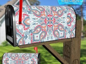 Beautiful Paisley Design #4 Decorative Rural Farm Mailbox Cover