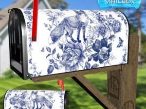 Folklore Fairytale Forest Fox Decorative Rural Farm Mailbox Cover