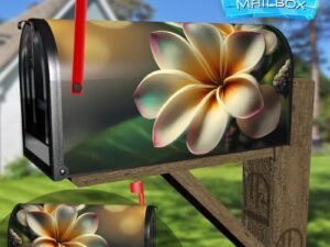 Beautiful Blooming Gardenia Decorative Rural Farm Mailbox Cover