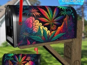 Fantasy Garden Plants #2 Decorative Rural Farm Mailbox Cover