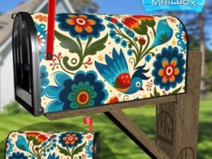 Polish Folklore Design #4 Decorative Rural Farm Mailbox Cover