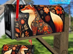 Folk Fairyland Fox #2 Decorative Rural Farm Mailbox Cover