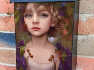 Little Berry Fairy Colonial Mailbox Cover