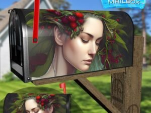 Beautiful Berry Fairy Decorative Rural Farm Mailbox Cover