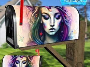 Beautiful Unicorn Fairy Decorative Rural Farm Mailbox Cover