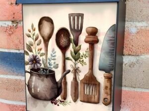 Vintage Farmhouse Design Colonial Mailbox Cover