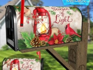 Season of Light Decorative Rural Farm Mailbox Cover