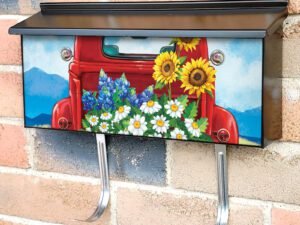 Pioneer Woman Summer Truck Townhouse Mailbox Cover
