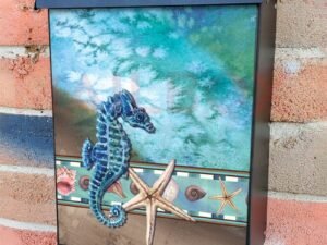 Summer By the Sea Colonial Mailbox Cover