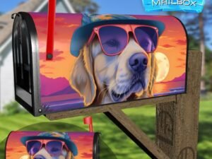 Summer Beach Boy Decorative Rural Farm Mailbox Cover