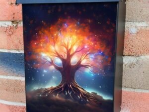 Beautiful Tree of Life Colonial Mailbox Cover