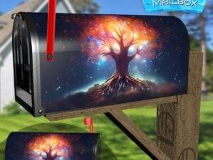 Beautiful Tree of Life Decorative Rural Farm Mailbox Cover