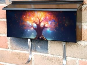 Beautiful Tree of Life Townhouse Mailbox Cover