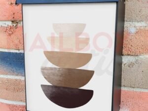 Minimalist Zen Mid Century Art  #30 Colonial Mailbox Cover