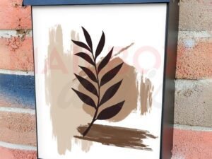 Minimalist Zen Mid Century Art  #31 Colonial Mailbox Cover