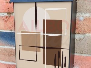 Minimalist Zen Mid Century Art  #32 Colonial Mailbox Cover