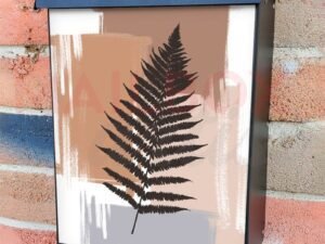 Minimalist Zen Mid Century Art  #35 Colonial Mailbox Cover