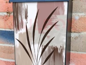 Minimalist Zen Mid Century Art  #39 Colonial Mailbox Cover