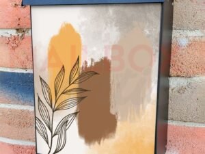 Minimalist Zen Mid Century Art  #40 Colonial Mailbox Cover